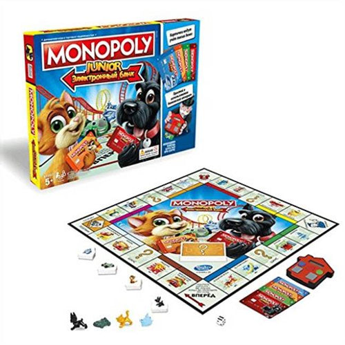 Hasbro Gaming Monopoly Junior Electronic Banking Game (5041629200443)