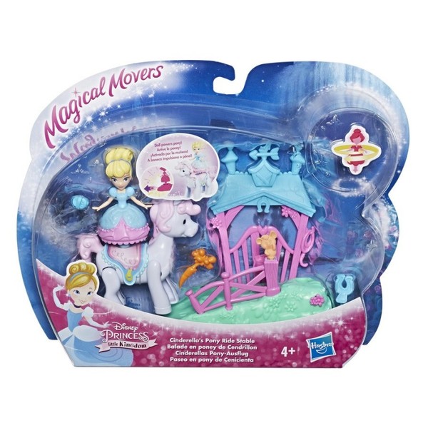 Disney Princess Little Kingdom Magical Movers Pony Ride Cinderella' s Stable Playset (5041646010427)