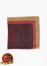 Load image into Gallery viewer, Houndstooth Square in Rouge - thangtv01737 (4517891014715)
